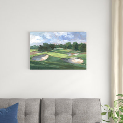 Golf Course Study III by Ethan Harper - Wrapped Canvas Print