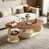 Plateau en bois brun / base blanche n'est pas disponible