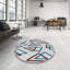 Tapis gris motif/mauve/bleu-1548758546