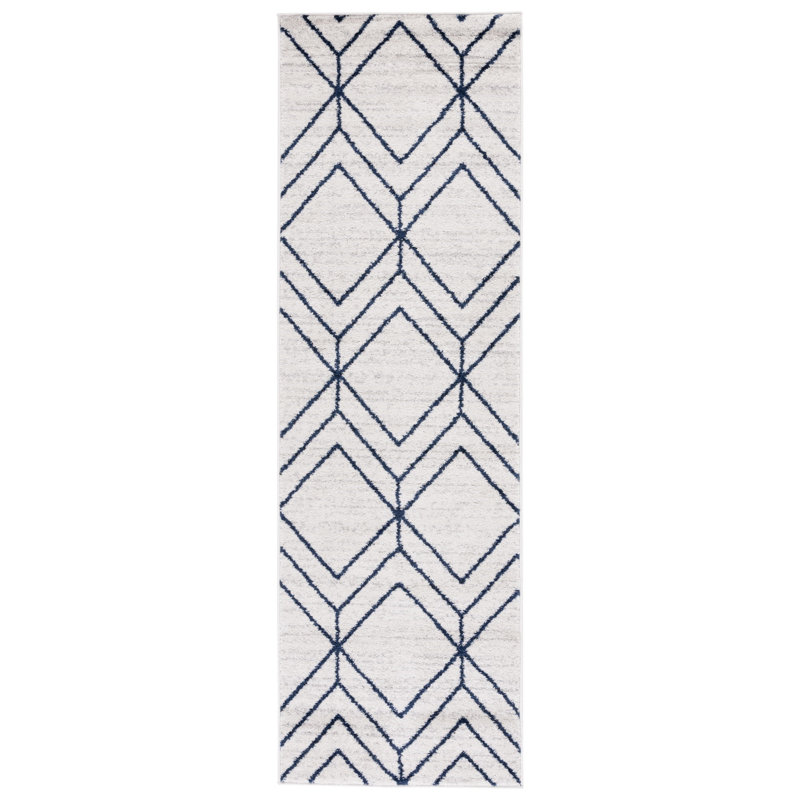 Seidman Performance Geometric Rug, Runner 2'6" x 8'