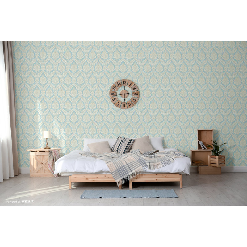 Martin 10m x 53cm Wallpaper Roll, Blue