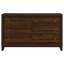 Commode 6 tiroirs Aakif Noyer