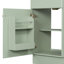 Meuble-lavabo simple 18 po avec comptoir en céramique