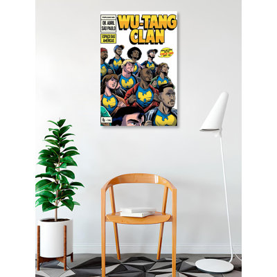  Officiellement sous licence du clan Wou Tang - Superheroes, affiche d'art - 24 x 36 po - reproduction décorative - papier affiche - prêt à encadrer