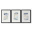 French Owls IV - Toile tendue avec châssis sur mesure - 3 pièces-390080042-390080040