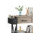 47" Modern Console Table with MDF Board, Metal Legs, 3 Drawers & 3-Tier Storage Shelves-1039505600