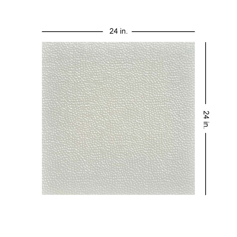 Carreau de plafond en fer-blanc clouté 2 pi x 2 pi Shanko, Coquille d'œuf