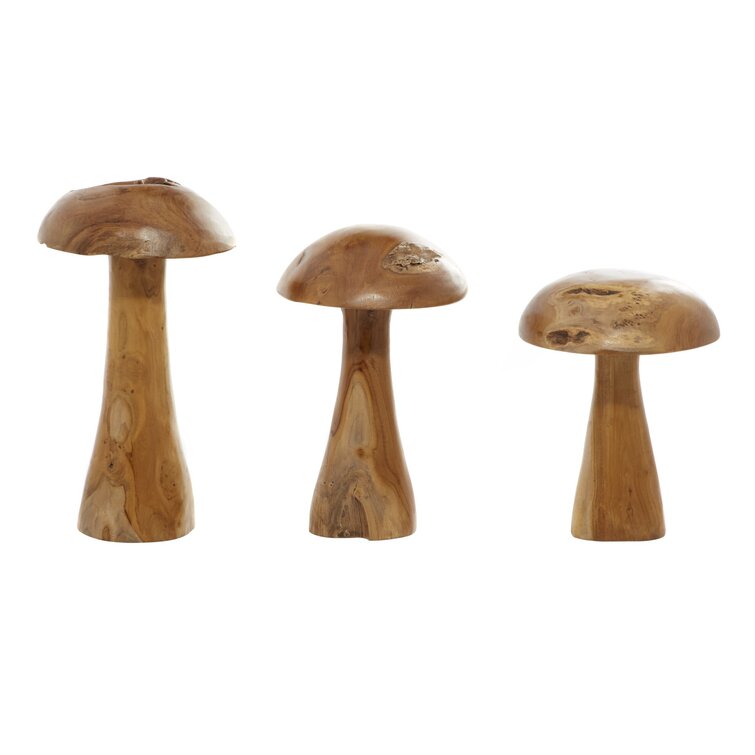 Figurine, Mushrooms, Carved Wood Sculptures, American, 20th Century –  George Glazer Gallery, Antiques