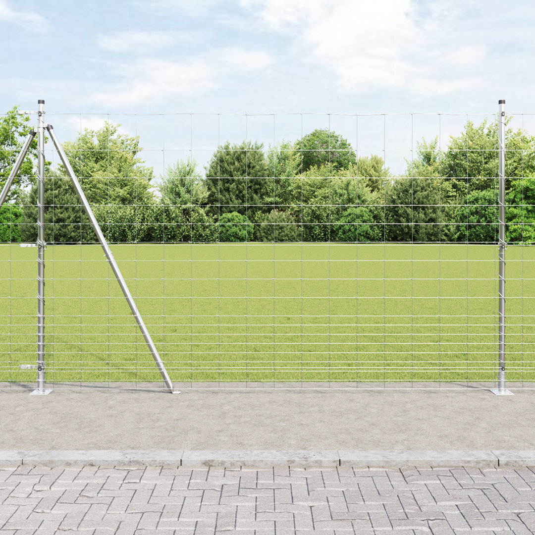 Vidaxl Field Fence Galvanised Steel