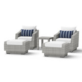 Cannes 5 Piece Club Seating Group with Cushions