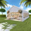Grande tonnelle métallique 20x40 (structure incluse) - Tente portable avec rangement-136233913