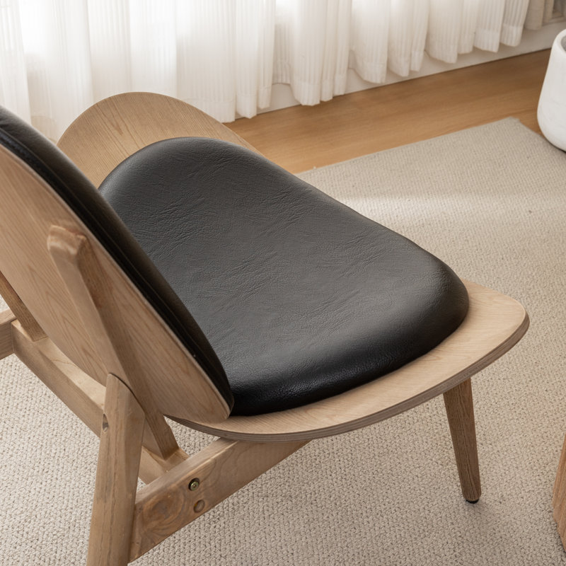 Chaise d'appoint en similicuir Arrielle