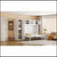 Grand lit escamotable mural avec armoires-346299448