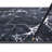 Lyanne Washable Non-Slip Marble Black Area Rug-1195953861