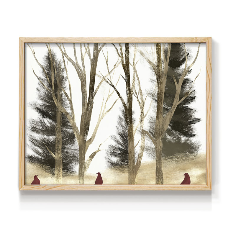 Chirstmas Art-CXXVII -Framed Print - Restickable, H 8 po x l 10 po, Naturel