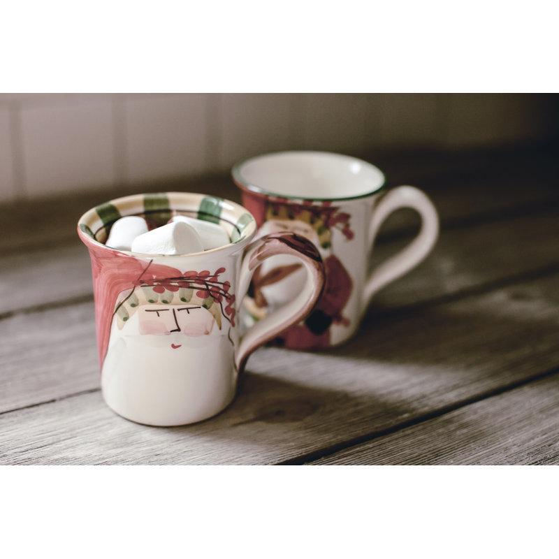 Old St. Nick Earthenware Coffee Mug