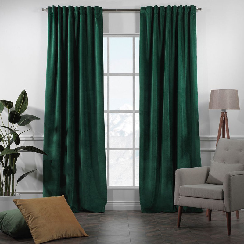 Panneau simple décoratif extra large en velours mat sur mesure, 59 Épices, L 52 po x L 95 po