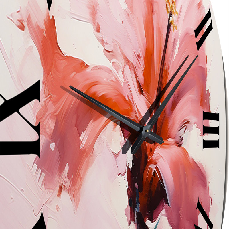 Horloge murale Coral Elegance, Grand