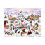 «Penguins Village Scene» par MAKiko, peinture sur toile sans cadre-1682097018