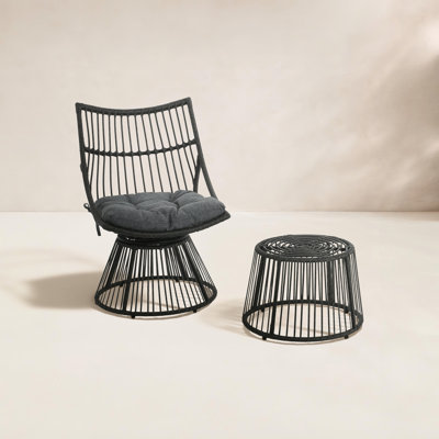 Fiona - Person Patio Conversation Set with Cushions