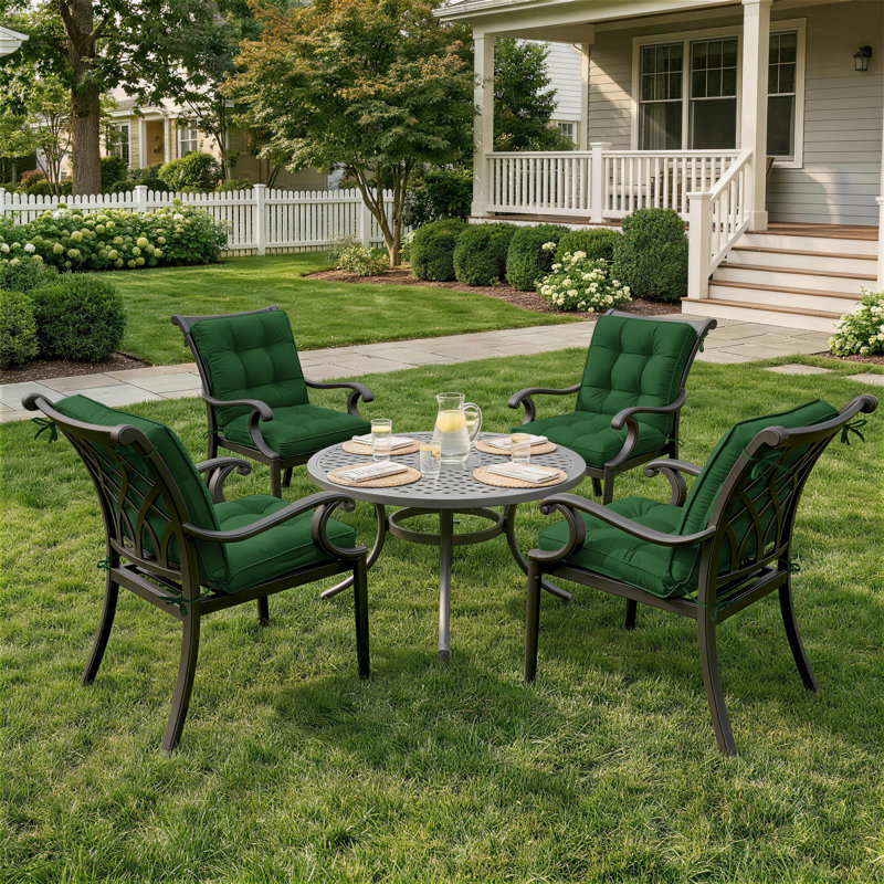 Outdoor/Indoor Seat / Back Cushion, Green, 20" W x 39" D
