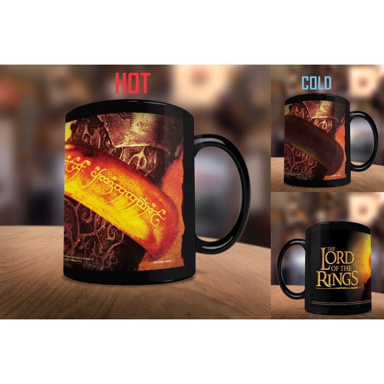 Morphing Mugs Lord of the Rings The One Ring Clue Heat-Sensitive Coffee Mug  