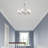 Edene 6 - Light Dimmable Wagon Wheel Chandelier