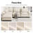 53.5" Comfy Cloud Couch Deep Seat Sofa Chair With Throw Pillow-1779721272