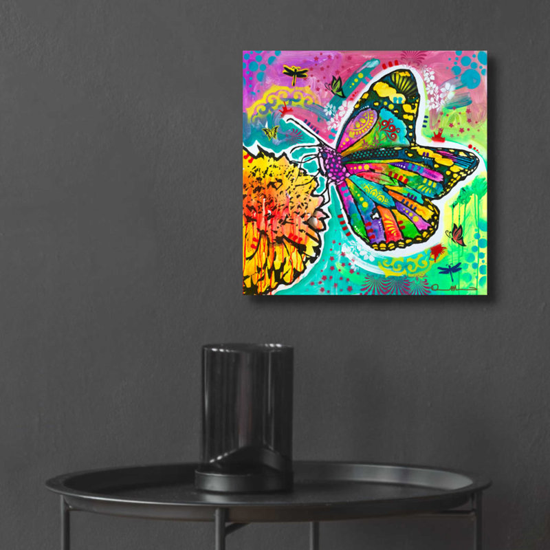 «August Dandyfly» par Dean Russo, August Grove®, art mural en verre acrylique, H 12 po x l 12 po x P 0,13 po