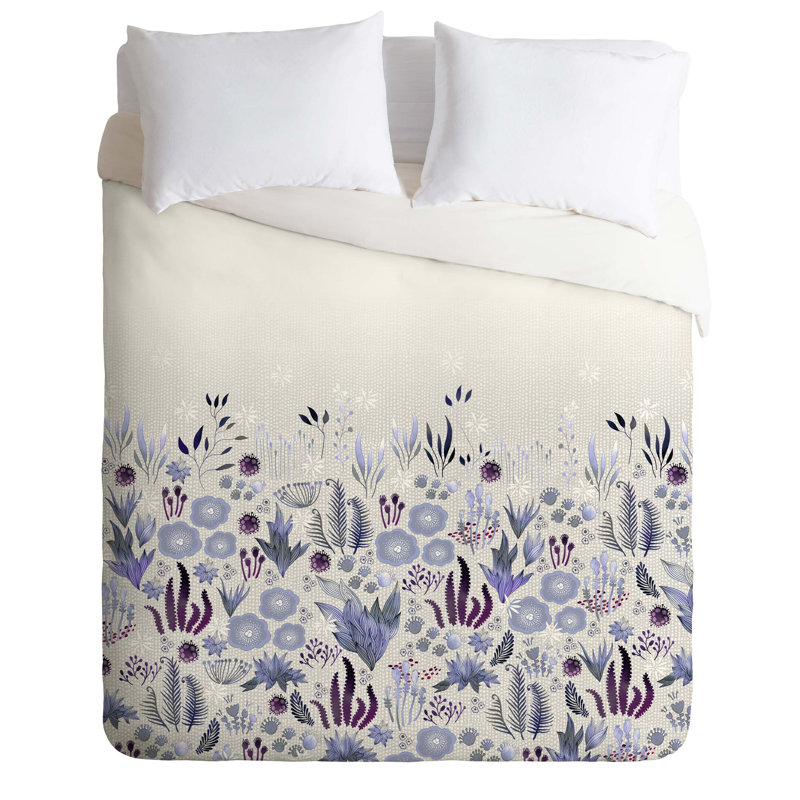Iveta Abolina Polyester Floral Duvet Cover, Twin/Twin XL Duvet Cover + 1 Standard Sham