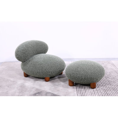 Fauteuil et repose-pieds NOOM