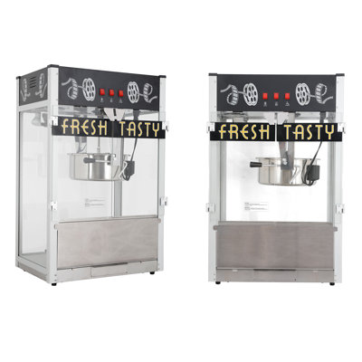 Commercial Popcorn Machine,Kettle, 1650 W, Movie Theater Popcorn Machine,Tabletop Popcorn Machine with 3-Switch Control ,Popcorn Machine Maker for Home, Theater, Parties