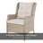 Brynlei Square 4-Person 37.25" Long Steel Dinning Set With Armchairs And Sunbrella® Cushion