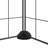 vidaXL Pet Cage Black Powder-coated steel Expandable-1295036492