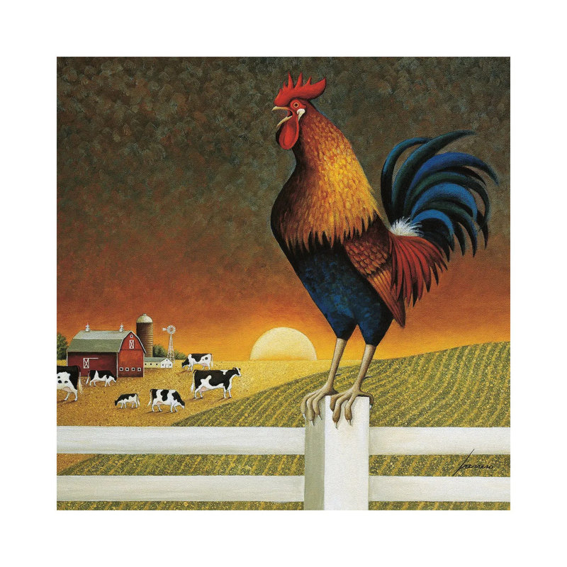 Sunrise by Lowell Herrero - Wrapped Canvas Painting, 93.98 cm H x 93.98 cm W x 1.91 cm D