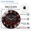 Horloge murale en verre 12 po