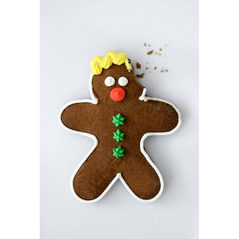 Gingerbread Man Cookie - Wrapped Canvas Print, 91cm H x 61cm W x 3.8cm D