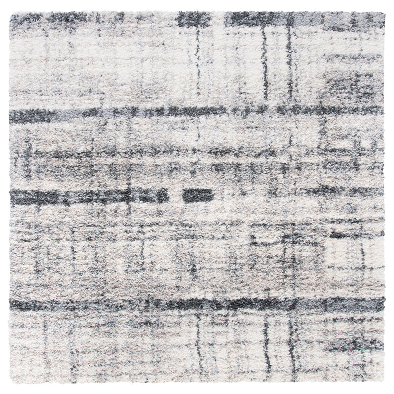 Kaylum 800 Performance Abstract Rug, Square 6'7"