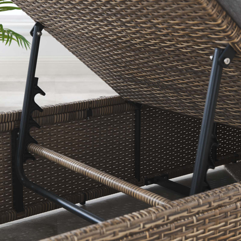 Méridienne d'extérieur Convene, gris
