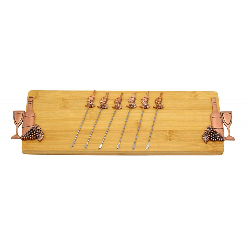 Fleur De Lis Living Merry Bamboo Platter