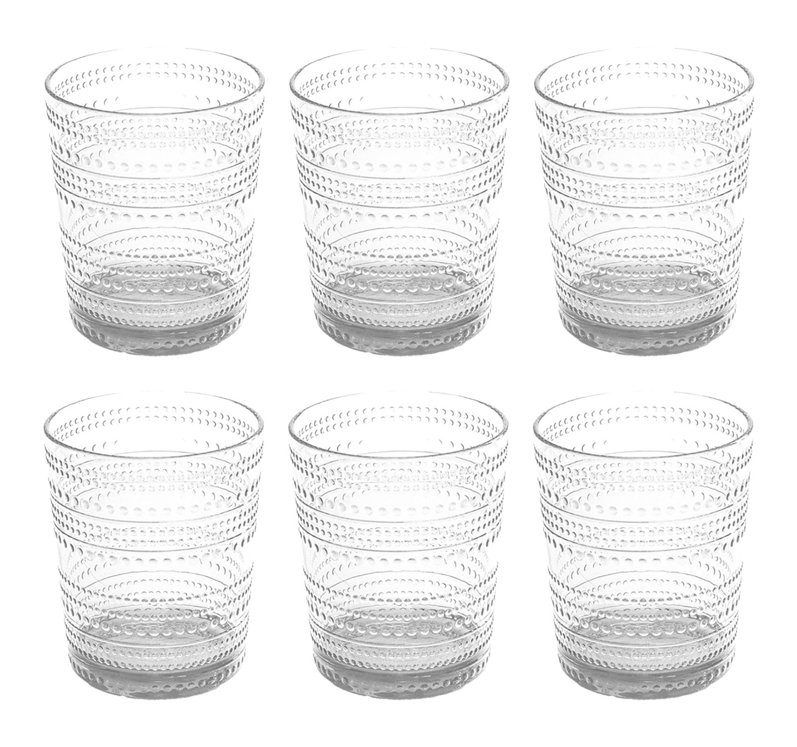 Joss & Main Chaplin 6 - Piece Acrylic Drinking Glass Glassware Set, 15.60oz., Clear