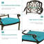 Chaise de patio empilable avec coussin-484446615-488639514