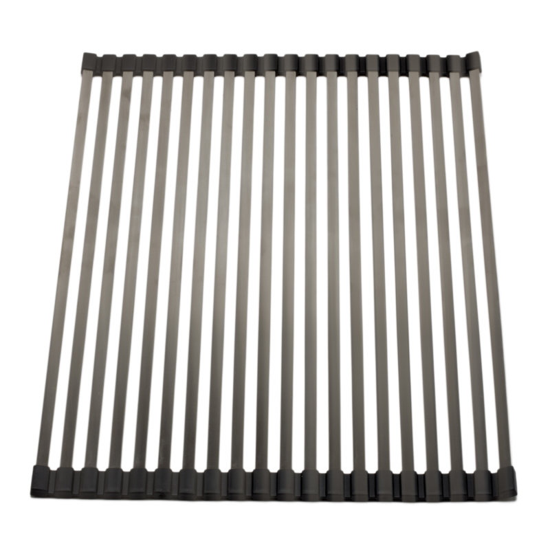 Stainless Steel Drain Tray, Satin, 0.32" H x 17.31" W x 12.19" D