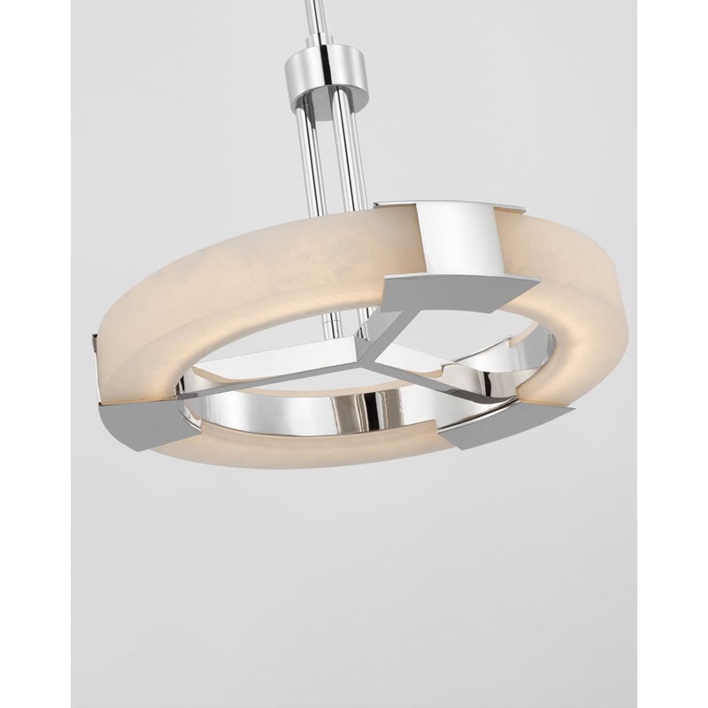 Covet 6 - Light LED Pendant, Polished Nickel