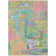 Machine Washable Indoor/Outdoor Christain ACN1342 Pink Rug