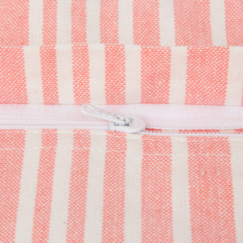 Housse de coussin carrée, Corail