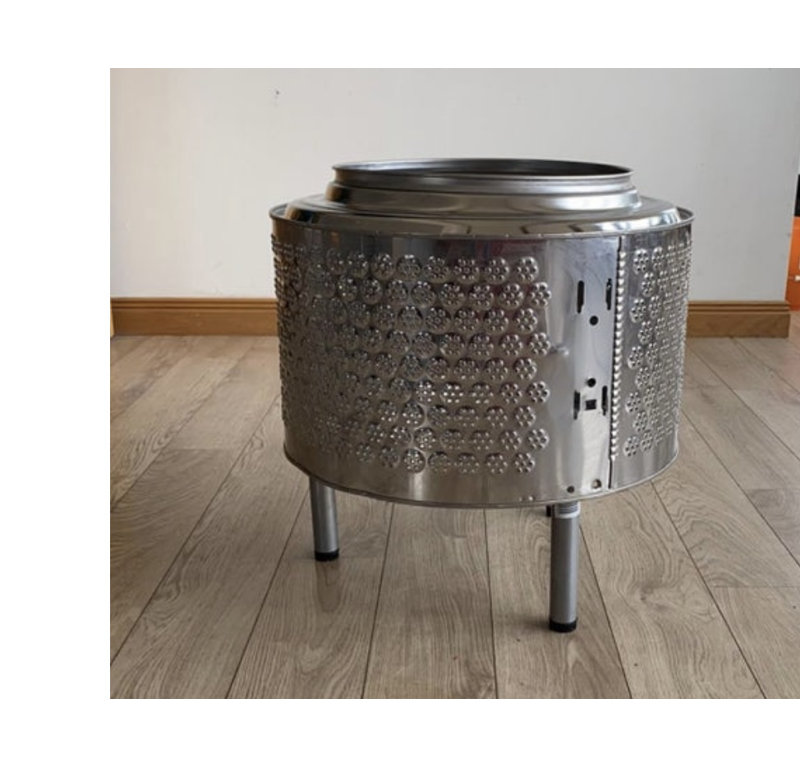 Arlinda 45cm Round Stainless Steel Fire Pit Accessory