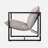Reagle Modern Metal Framed Sling Accent Chair-82152823