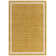 Anyi Bordered Handmade Yellow Area Rug