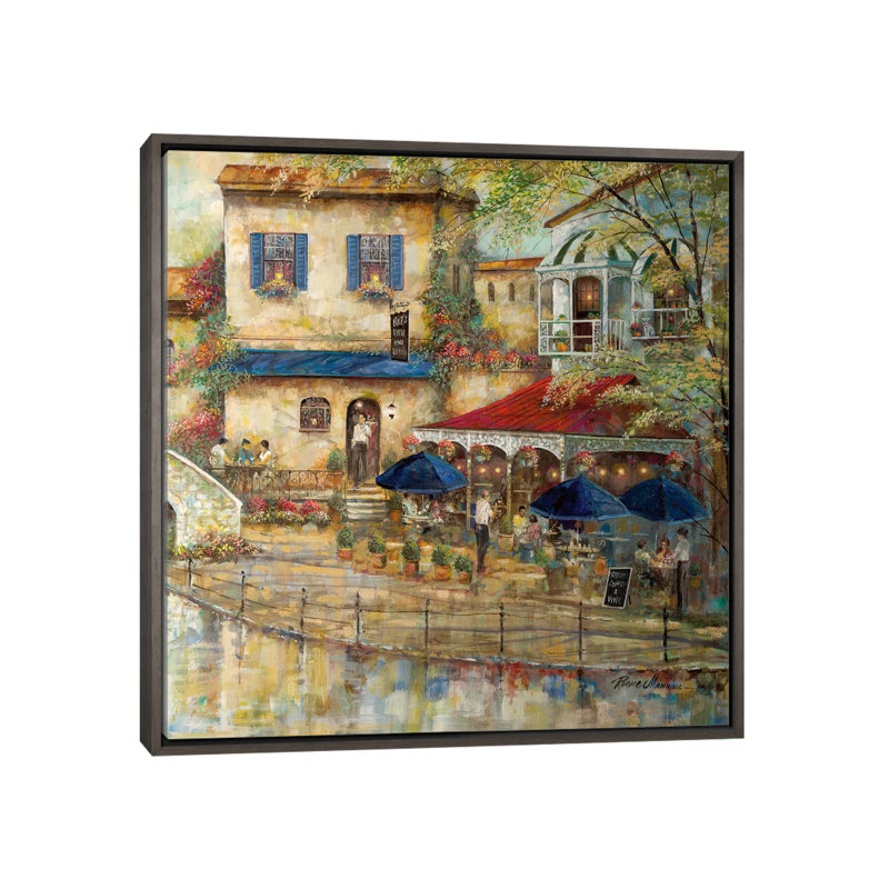 «Arthur's II» par Ruane Manning - reproduction d'art, H 37 po x l 37 po x P 1,5 po, Aucun mat, Toile avec cadre gris